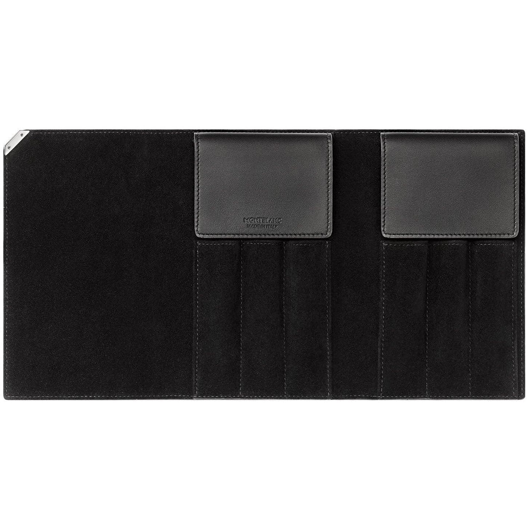 Montblanc roll on case for 6 Urban Spirit writing instruments black 115416 - Capodagli 1937