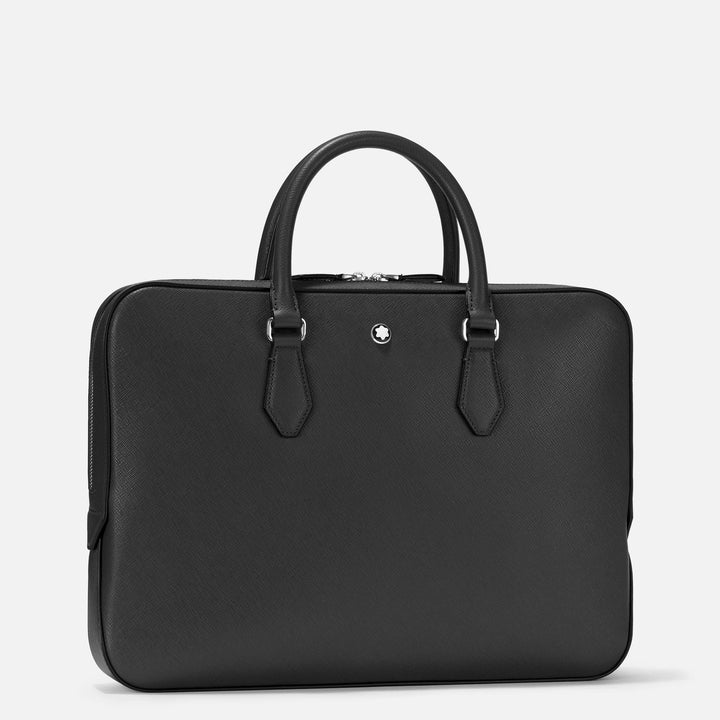 Sac porte-documents fin Montblanc Montblanc Sartorial noir 130272 - Capodagli 1937