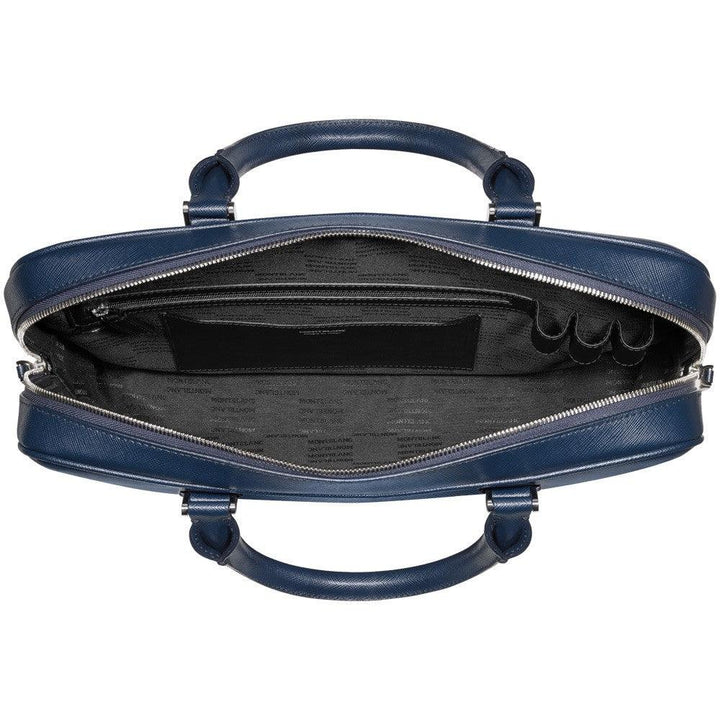 Portadocumentos Montblanc slim Sartorial Azul índigo 116757 - Joyería Capodagli