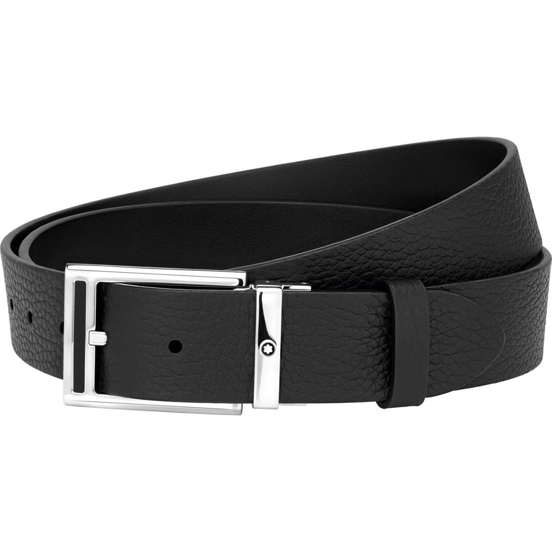 Montblanc casual ζώνη ρυθμιζόμενο μήκος Soft Grain black 123906 - Capodagli Jewellery
