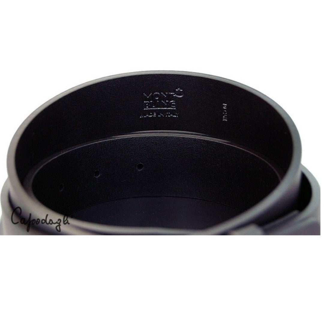 Montblanc Classic Line M Signature bälte svart 109771 - Capodagli Jewellery