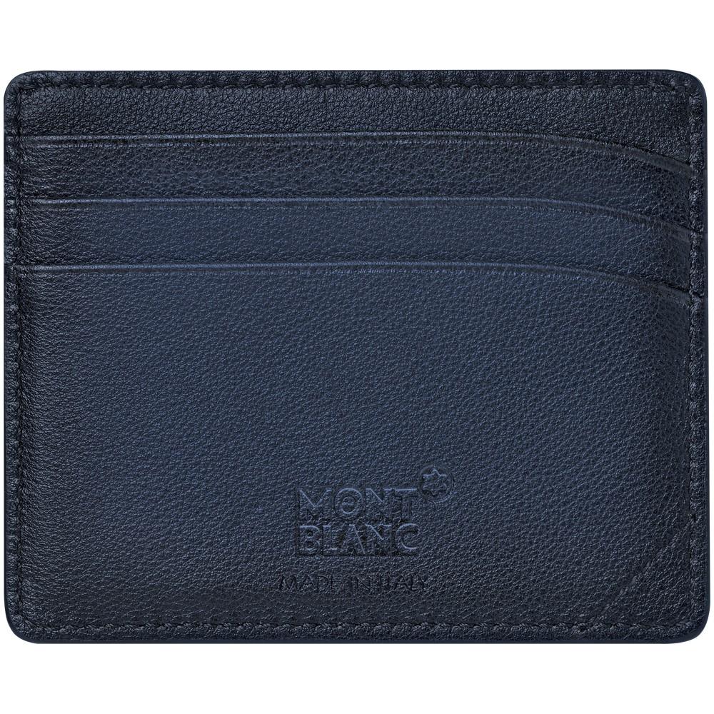 Θήκη Montblanc με 6 θήκες Meisterstück Sfumato navy blue 123728 - Capodagli Jewellery