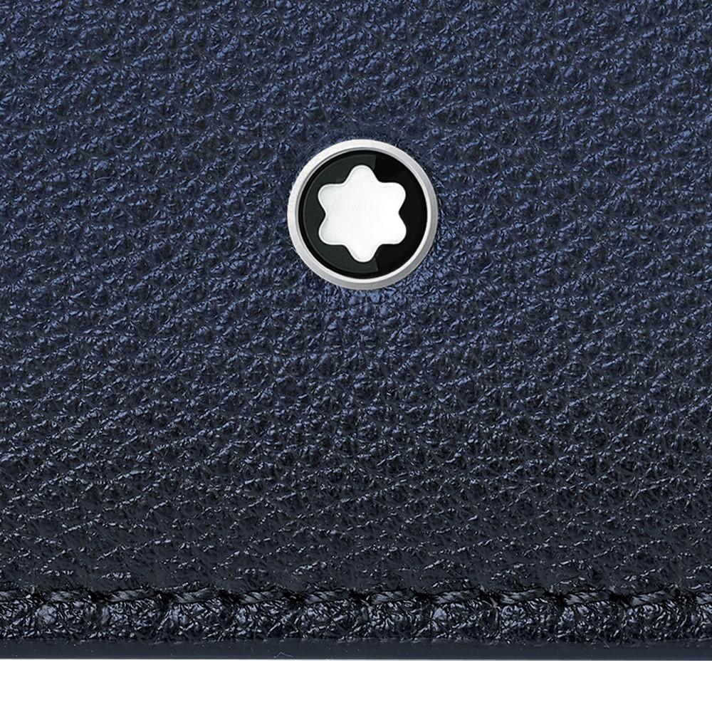 Θήκη Montblanc με 6 θήκες Meisterstück Sfumato navy blue 123728 - Capodagli Jewellery