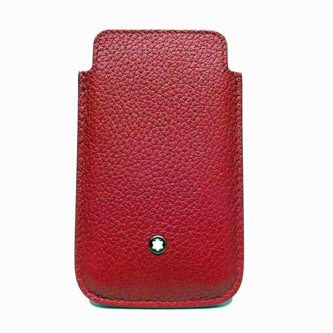 Montblanc röd Soft Grain läder smartphone skal 109148 - Capodagli Jewellery