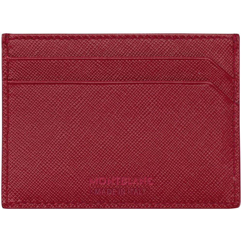 Etui kieszonkowe Montblanc 5 przegródek Sartorial czerwone 115849 - Biżuteria Capodagli
