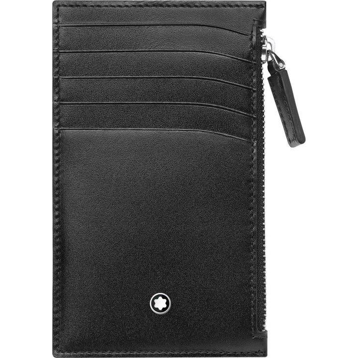 Étui de poche Montblanc Meisterstück 5 compartiments avec zip noir 118313 - Capodagli Jewellery