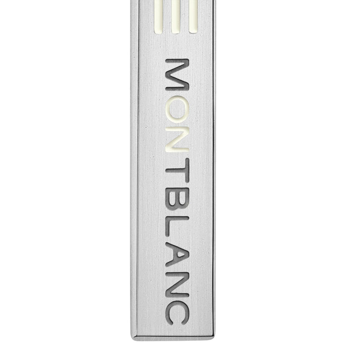 Montblanc StarWalker tie clip in steel and phosphorescent resin 126145 - Capodagli Jewelery