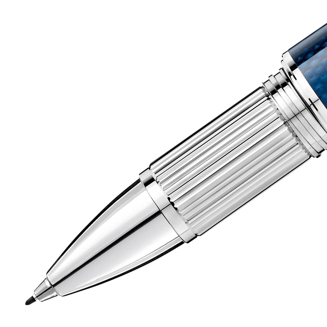 Montblanc Fineliner StarWalker Blue Planet Metal Doué stahlblaues Harz 125285 - Gioielleria Capodagli