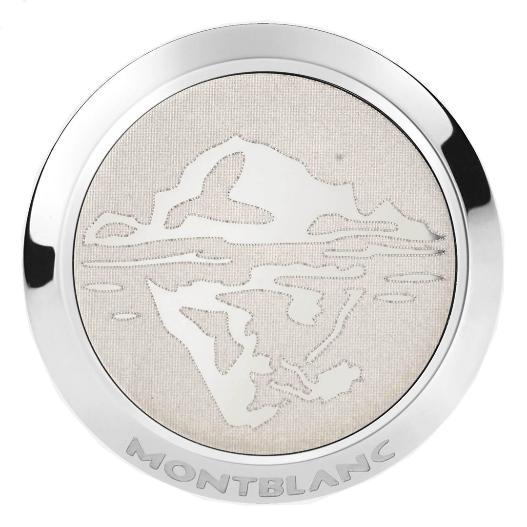 Spinki do mankietów Montblanc 1858 Ice Sea stal 129508 - Capodagli 1937