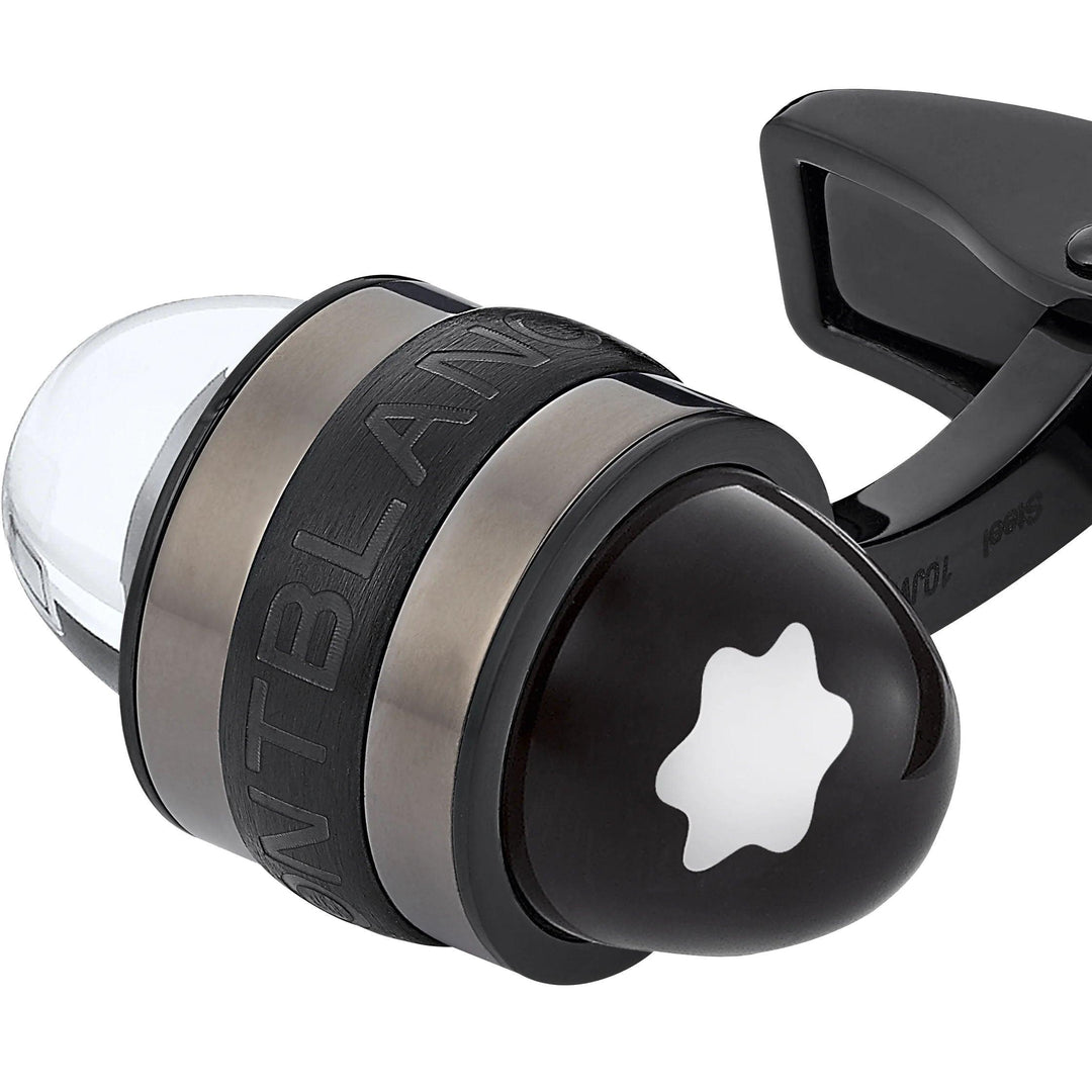 Gemelos Montblanc StarWalker en acero negro y laca 128394 - Capodagli 1937