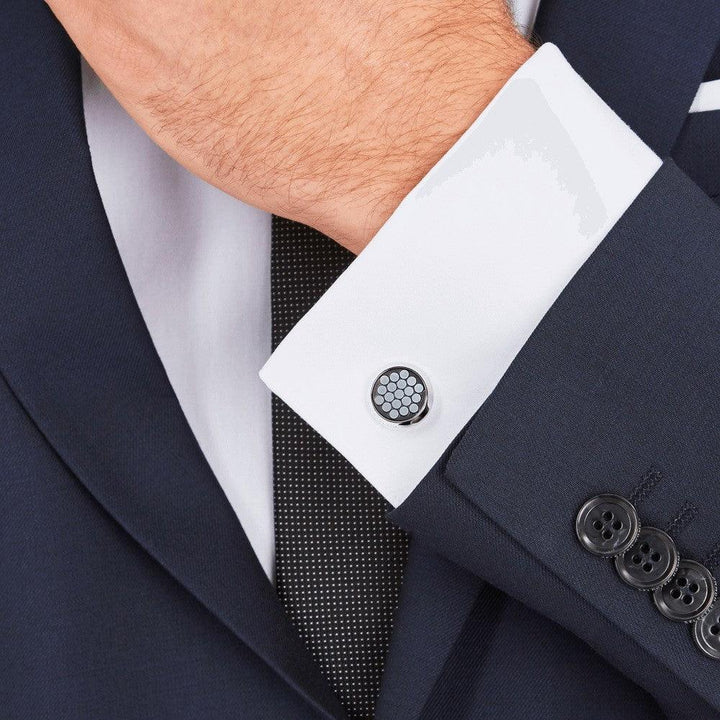 Montblanc Urban Spirit manschettknappar i stål 114773 - Capodagli Jewellery