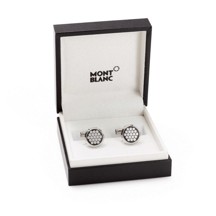 Montblanc Urban Spirit manschettknappar i stål 114773 - Capodagli Jewellery