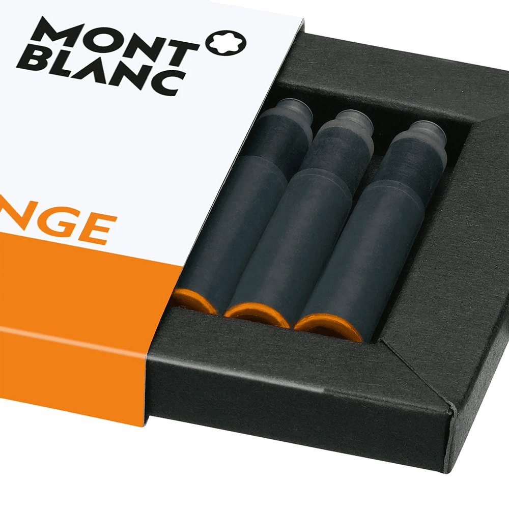 Montblanc muste Manganese Orange patruunat oranssi 128207 - Capodagli 1937