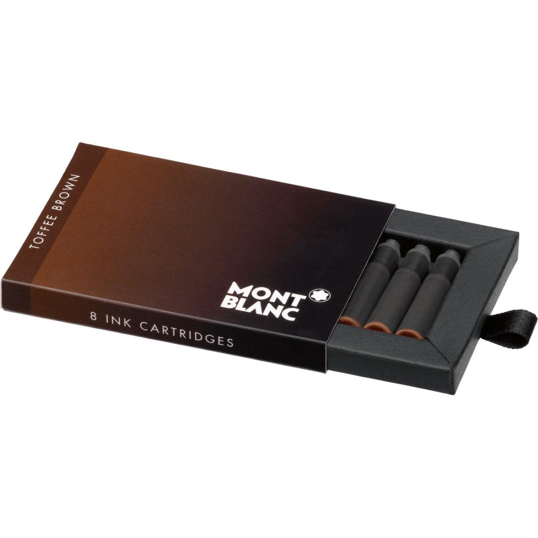 Atrament Montblanc w wkładach Toffee Brown (brązowy) 8 sztuk 105189 - Biżuteria Capodagli