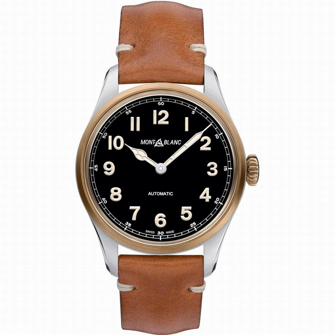 Reloj Montblanc 1858 Automático 40mm automático acero negro y bronce 117833 - Joyería Capodagli