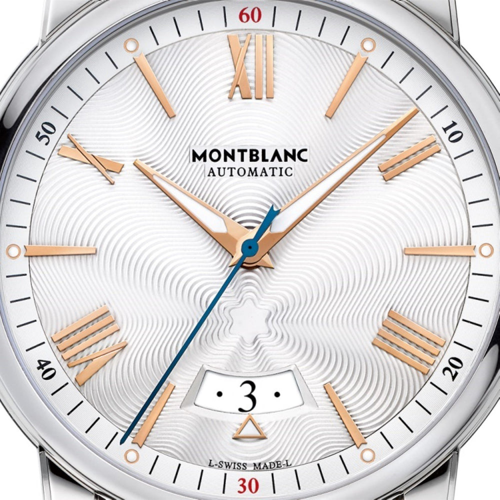 Hodinky Montblanc 4810 Date 42mm automatická stříbrná ocel 114852 - Klenoty Capodagli