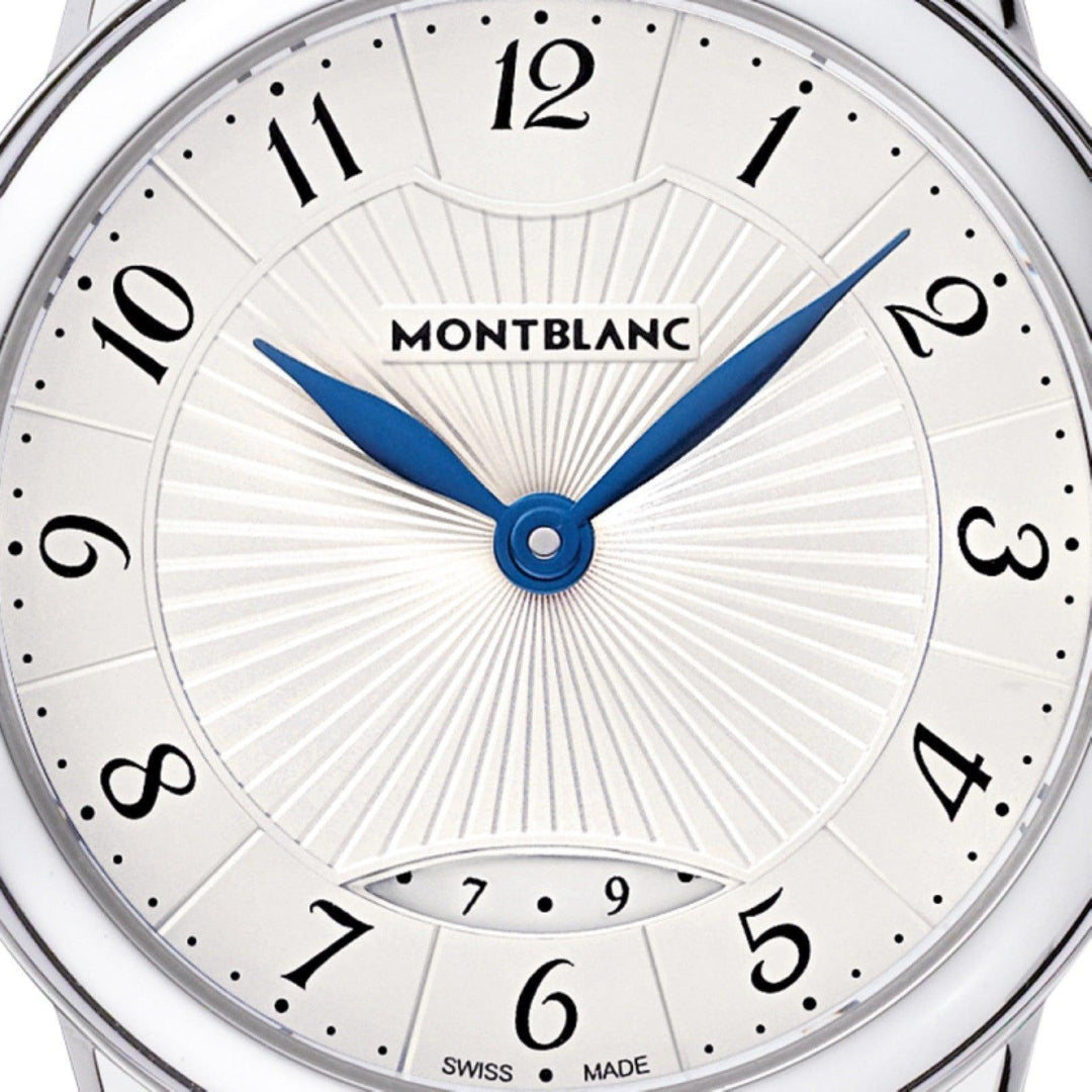 Montblanc Bohème Date Lady óra 27 mm-es ezüst kvarc acél 111207 - Capodagli ékszer