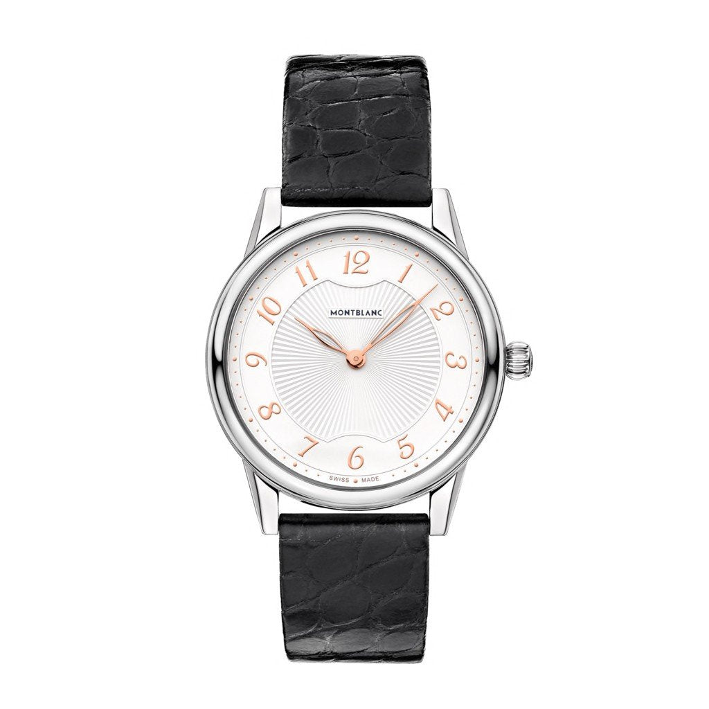 Montblanc damklocka Bohème Quartz 34 mm stål 123867 - Capodagli Jewellery