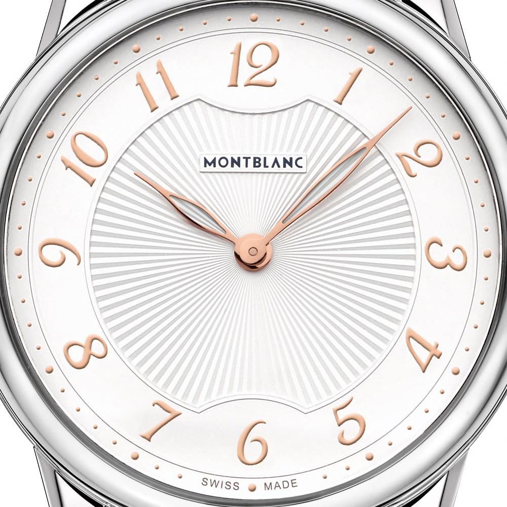 Montblanc damklocka Bohème Quartz 34 mm stål 123867 - Capodagli Jewellery