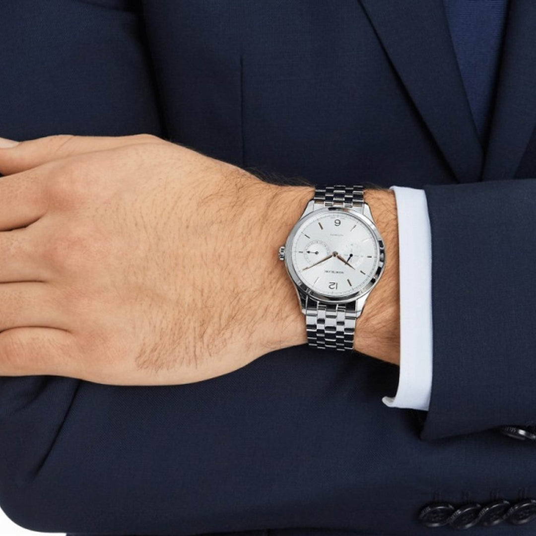 Montre Montblanc Heritage Chronometrie 40mm automatique acier argenté 114873 - Capodagli Bijoux