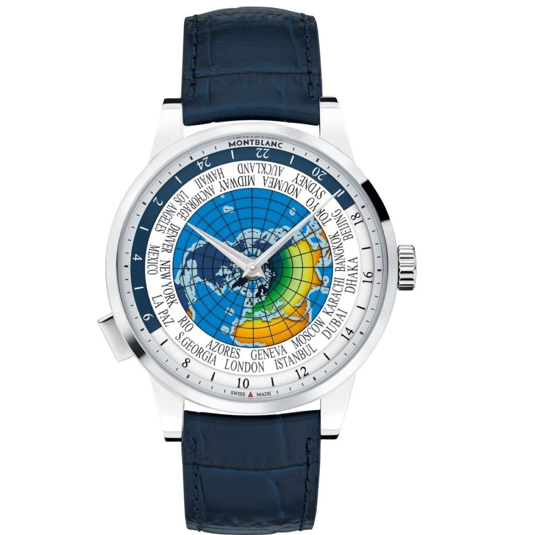 Montblanc Heritage Spirit Orbis Terratum Latino Unicef ​​automatstål i begränsad upplaga 116533 - Capodagli Jewellery