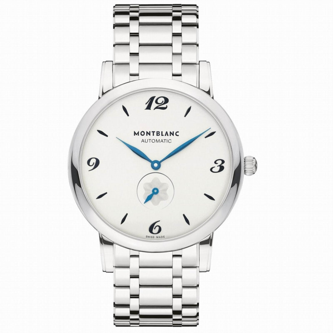 Zegarek Montblanc Star Classique 39mm srebrny automatyczny stal 110589 - Biżuteria Capodagli