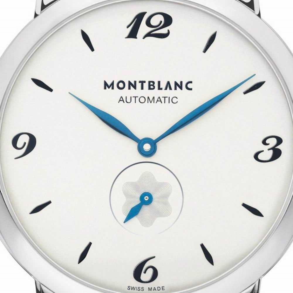 Zegarek Montblanc Star Classique 39mm srebrny automatyczny stal 110589 - Biżuteria Capodagli