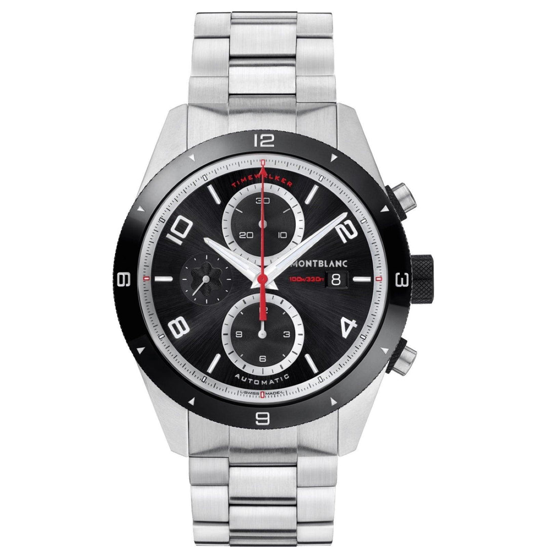 Automatyczny stalowy zegarek Montblanc Timewalker Chronograf 116097 - Biżuteria Capodagli