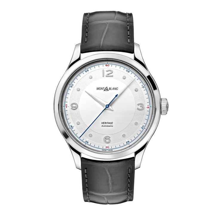 Montblanc Heritage Automatic herrklocka 40mm grå alligator 119943 - Capodagli Jewelry