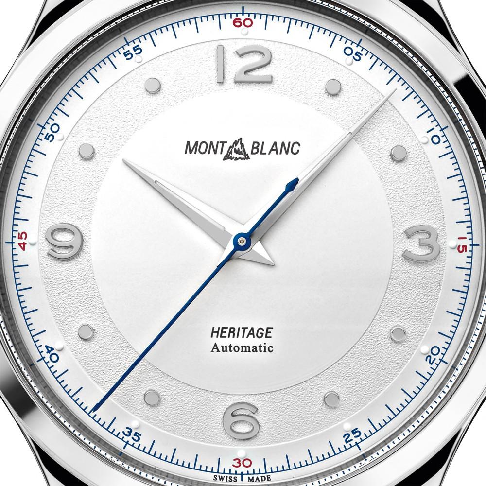 Montblanc Heritage Automatic herrklocka 40mm grå alligator 119943 - Capodagli Jewelry