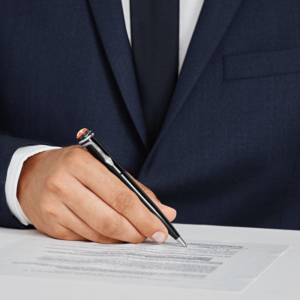 Montblanc penna a sfera Heritage Collection Rouge et Noir Edizione Speciale nera 114724 - Gioielleria Capodagli