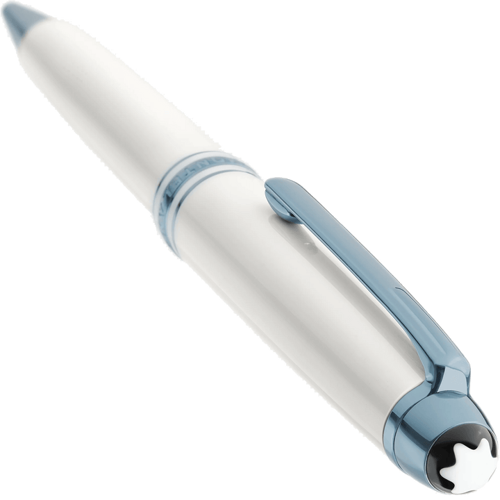 Montblanc Meisterstück Glacier Classique στυλό λευκό μπλε φινίρισμα PVD 129401 - Capodagli 1937