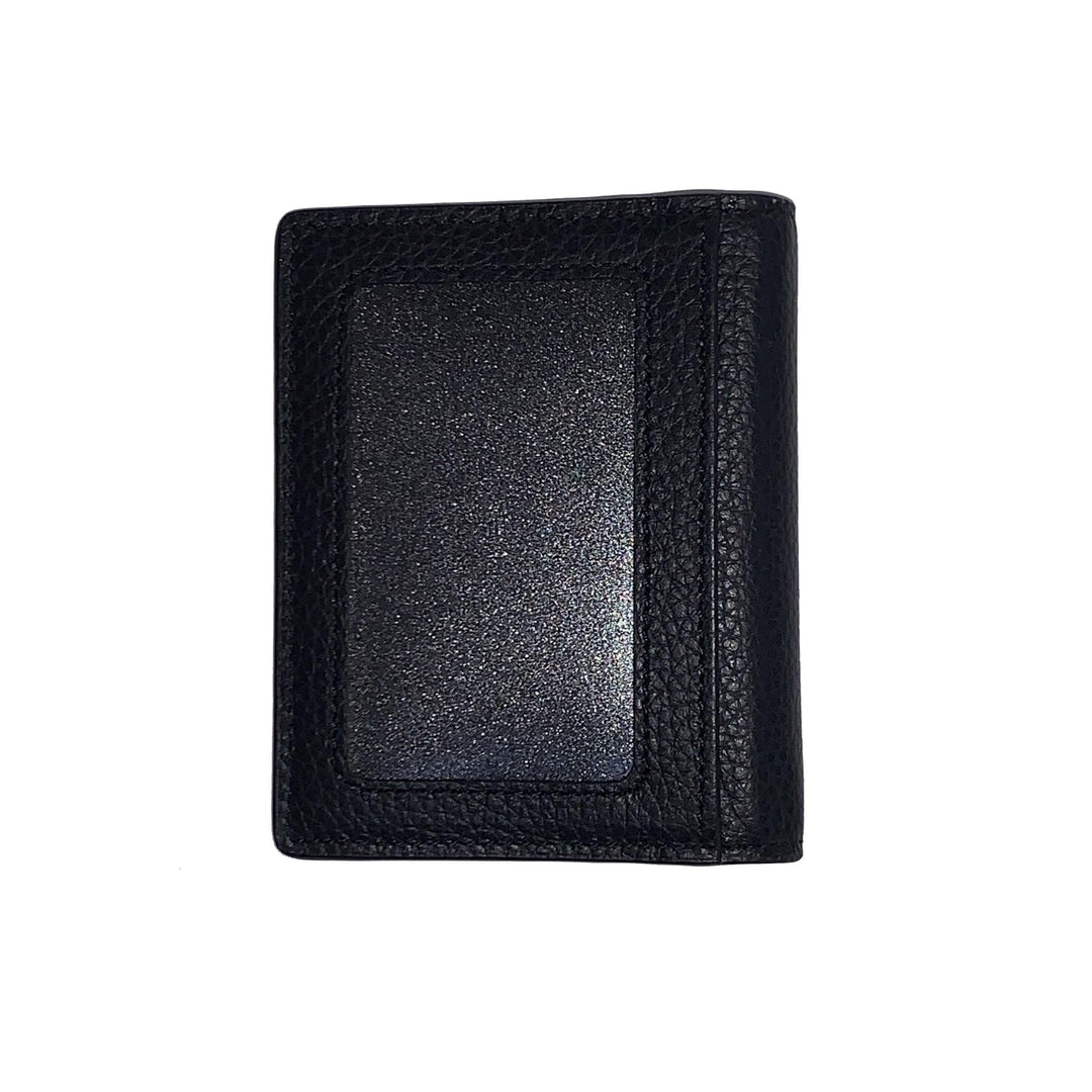 Montblanc vizitkář s viditelnou kapsou Meisterstück Soft Grain černá/žlutá 127329 - Gioielleria Capodagli