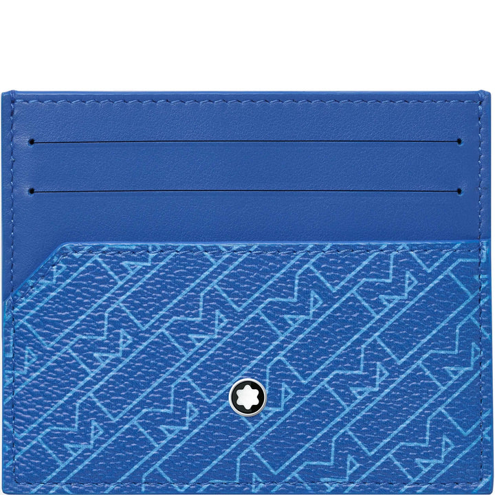 Montblanc pocket credit card holder 6 compartments Montblanc M_Gram 4810 light blue 128633 - Capodagli 1937