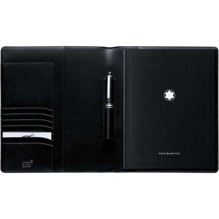 Montblanc Meisterstück μεσαίο πρόχειρο μαύρο σχήμα Α5 103386 - Capodagli 1937