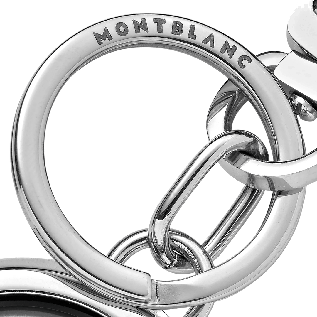 Montblanc Schlüsselanhänger mit rotierendem Emblem Meisterstück dunkelgrau 128747 – Capodagli 1937