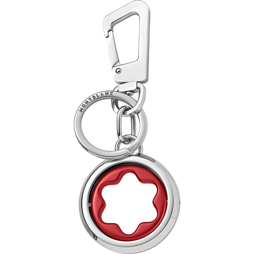 Porte-clés Montblanc avec emblème Meisterstück rotatif rouge 128746 - Capodagli 1937
