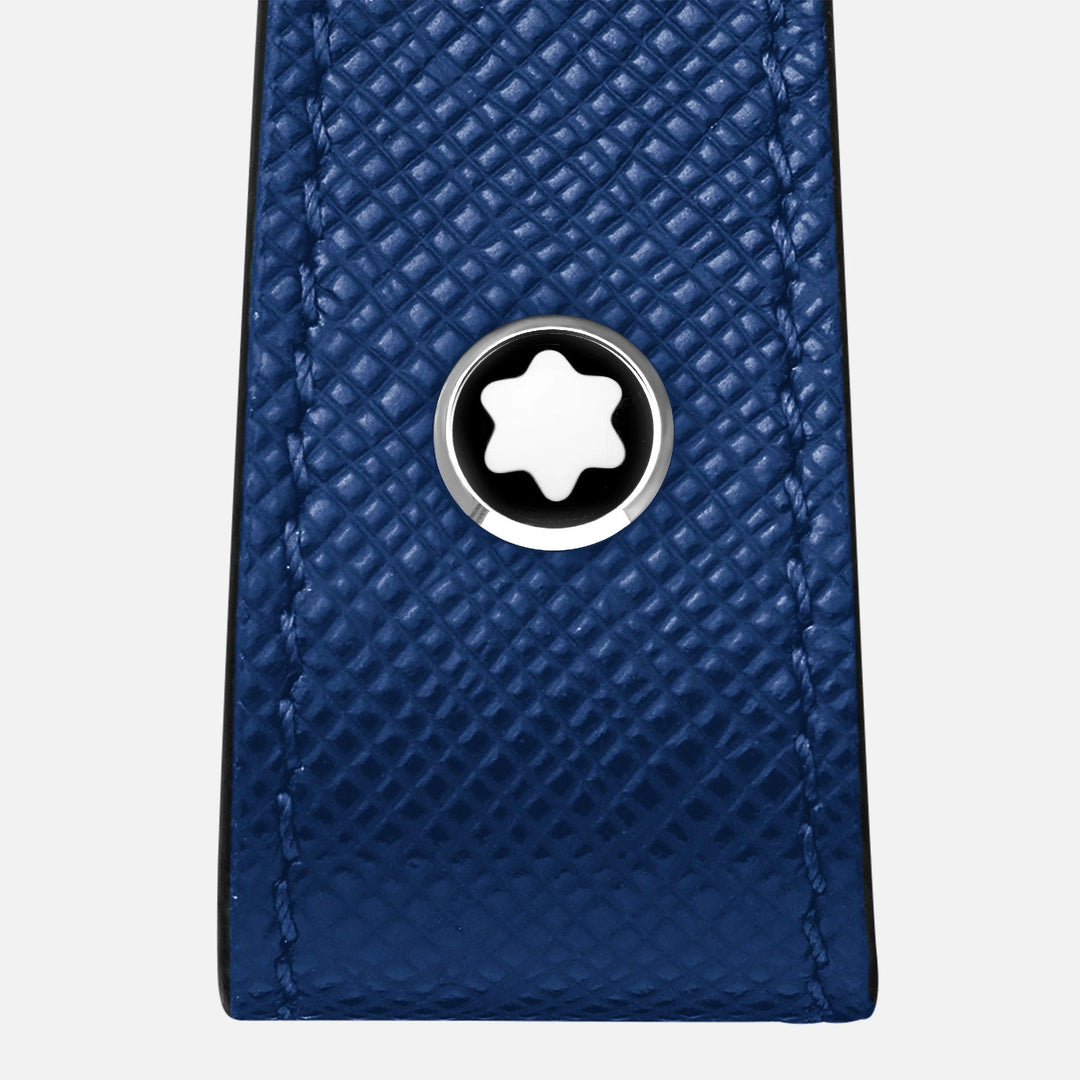Montblanc key ring with Montblanc Sartorial blue loop 130817 - Capodagli 1937