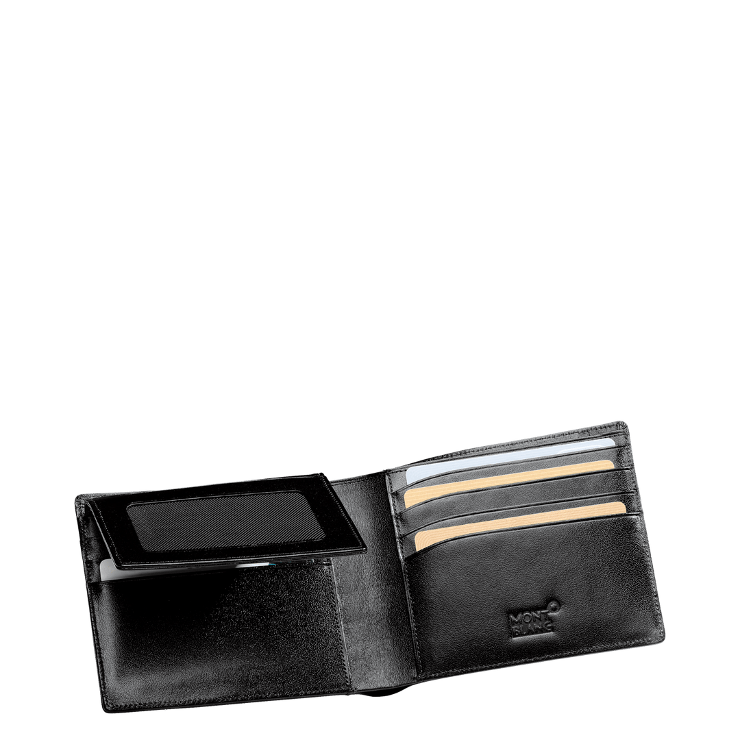 Montblanc pung 11 rum med gennemsigtig lomme Meisterstück sort 130071 - Capodagli 1937