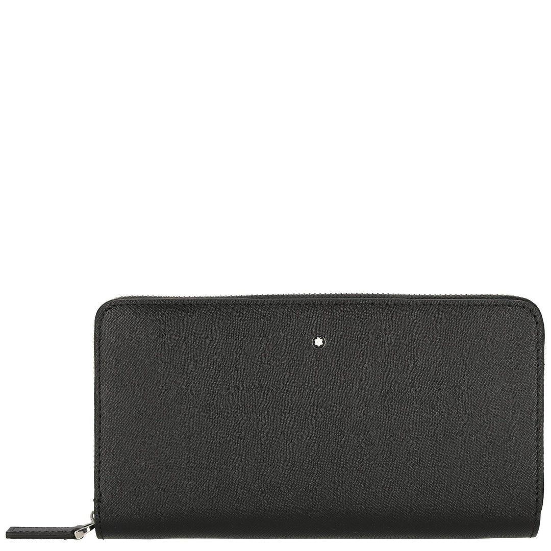 Montblanc portemonnee 12 vakken met Sartorial ritssluiting zwart 124190 - Capodagli Sieraden