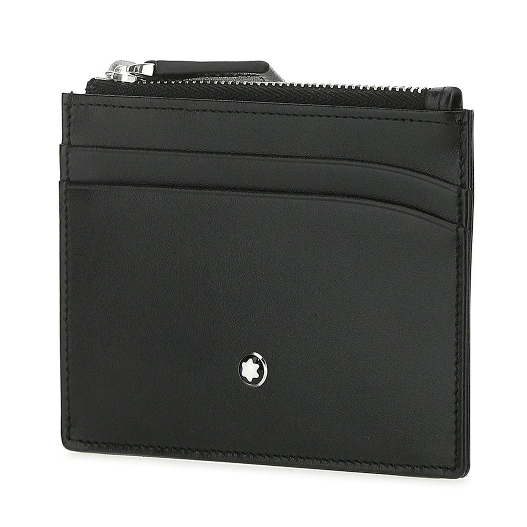 Cartera Montblanc 4 compartimentos con cremallera Meisterstück negro 126223 - Joyería Capodagli
