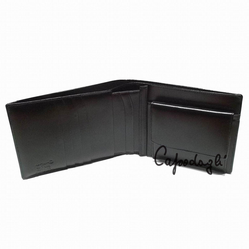 Montblanc Geldbörse 4 Fächer mit Ausweishalter Meisterstück schwarz 6179 - Capodagli 1937