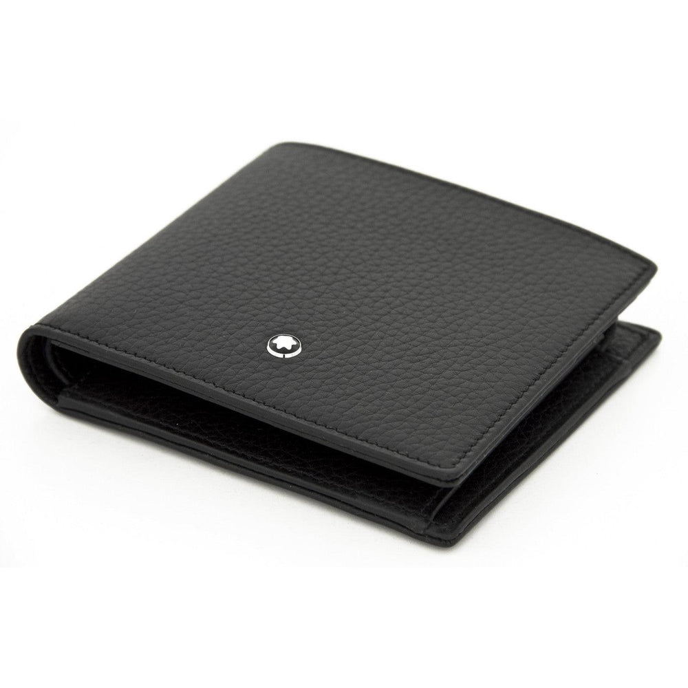 Montblanc pénztárca 4 rekeszes érme pénztárcával Meisterstück Soft Grain fekete 126253 - Capodagli Jewellery
