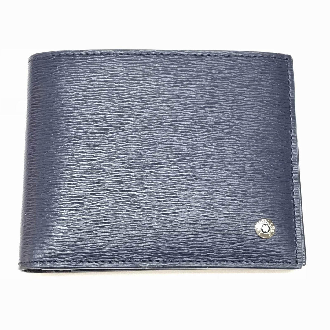Montblanc portemonnee 6 vakken 4810 Westside blauw 118653 - Capodagli Sieraden