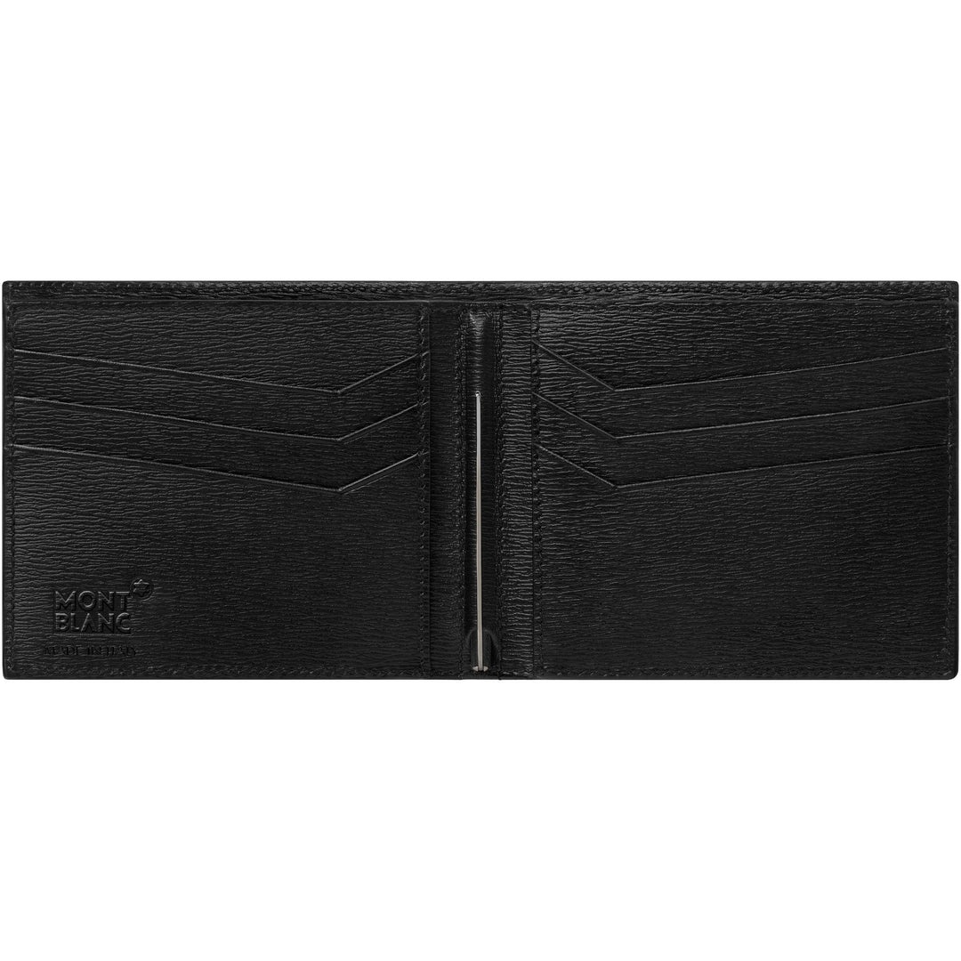 Portefeuille Montblanc 6 compartiments avec pince à billets 4810 Westside petit noir 114687 - Capodagli Bijoux