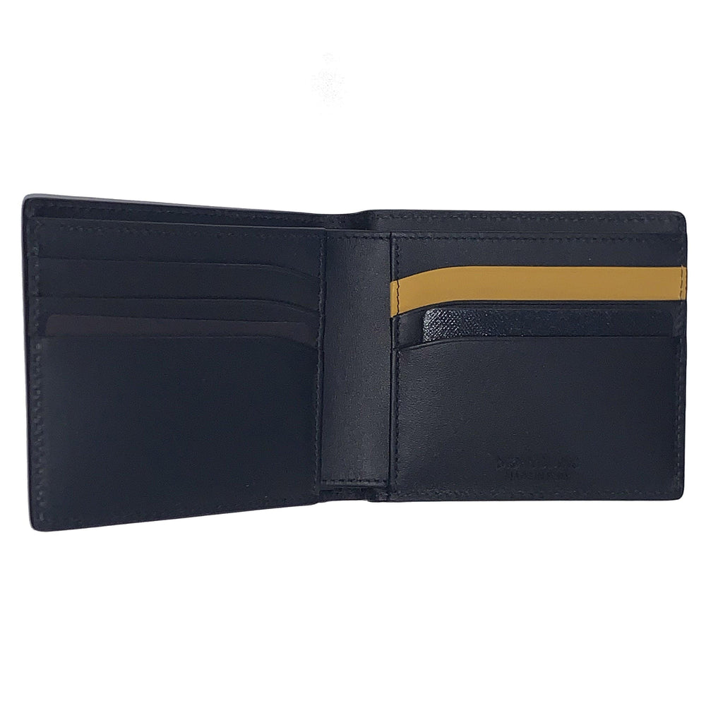 Montblanc pung 6 rum Meisterstück Soft Grain sort/gul 127325 - Capodagli Jewellery