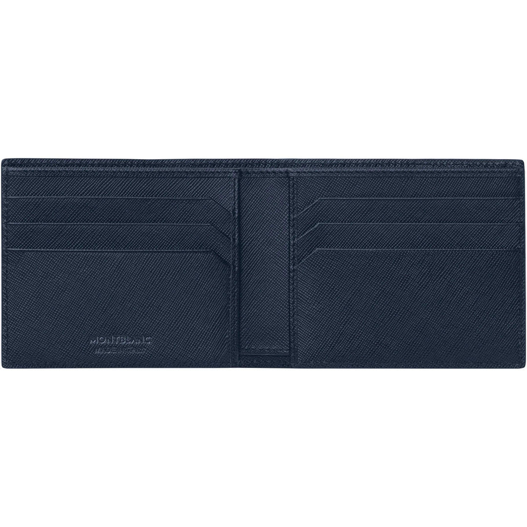 Montblanc portemonnee 6 vakken Montblanc Sartorial blauw 128585 - Capodagli 1937