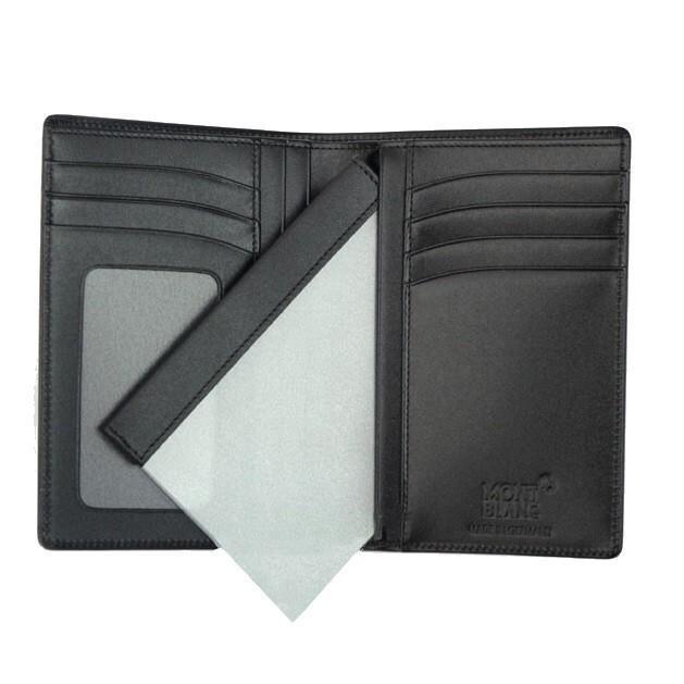 Montblanc pung 7 rum og ID holder Meisterstück sort 35798 - Capodagli Jewellery