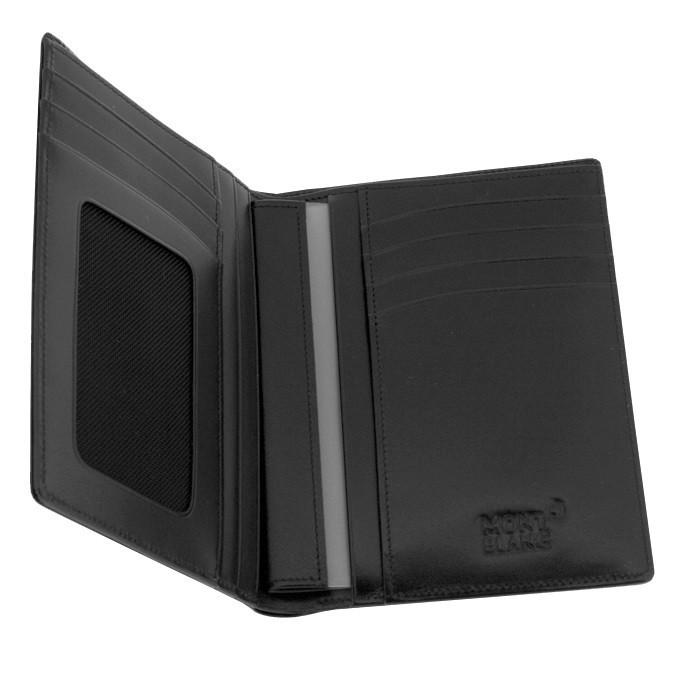 Cartera Montblanc 7 compartimentos y porta carné Meisterstück negro 35798 - Joyería Capodagli