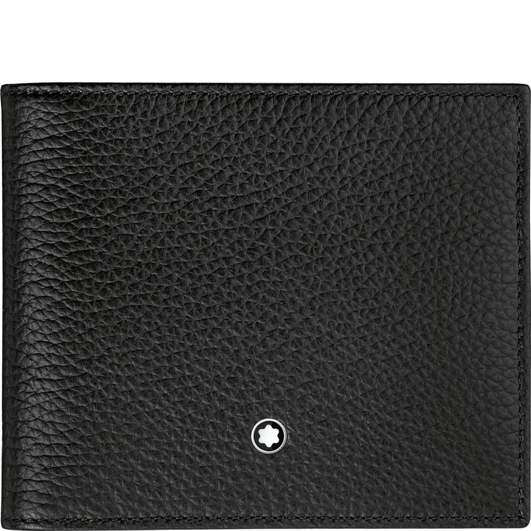 Montblanc portemonnee 8 vakken Meisterstück Soft Grain zwart 114464 - Capodagli 1937
